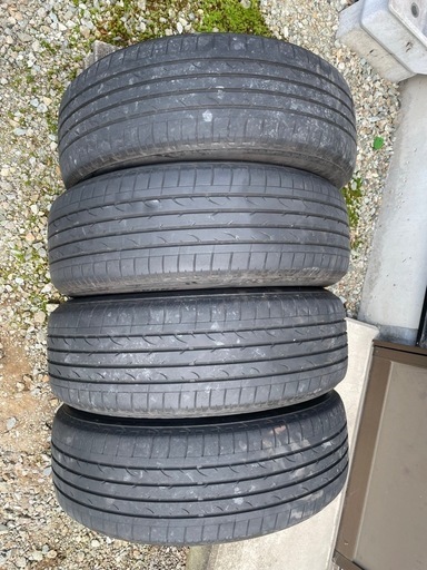 夏タイヤ、225-60-18×4本、ホイールセット