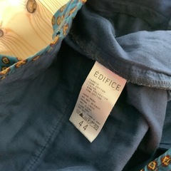 エディフィス　ショートパンツ　サイズ44(M) ウエスト平置き40、総丈48、股下22センチの画像