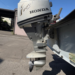 再度値下げします。フィランアルミボート12ft エンジンホンダ9.9馬力の画像