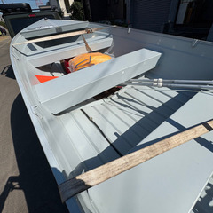 再度値下げします。フィランアルミボート12ft エンジンホンダ9.9馬力の画像