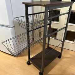 キッチンワゴン 収納の画像
