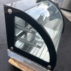 ■中古品 JCM 卓上対面冷蔵ショーケース ラウンド型 JCMS-46T 46L 100V 動作問題なし■の画像