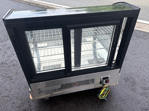 ■中古品 JCM 卓上対面冷蔵ショーケース ラウンド型 JCMS-46T 46L 100V 動作問題なし■