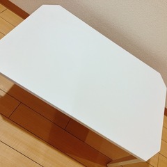 ニトリ　折りたたみローテーブル　ホワイト