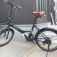 20インチ折り畳み自転車 (kito) 富木の折りたたみ自転車の中古