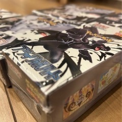 デラックスポケモンカード新品未開封ホワイトフレア＋ブラックボルト＋ダイゴの画像