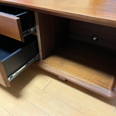 150cmテレビ台　ダークブラウンの画像