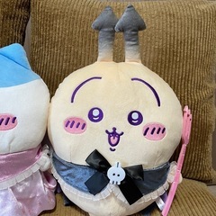 【超美品】ちいかわ BIGぬいぐるみ てんしあくま（ちいかわ/ハチワレ/うさぎ）の画像