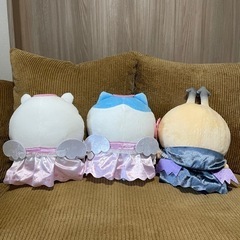 【超美品】ちいかわ BIGぬいぐるみ てんしあくま（ちいかわ/ハチワレ/うさぎ）の画像