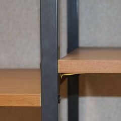デスクにもなる多段パソコンラック　プリンターも置けますの画像