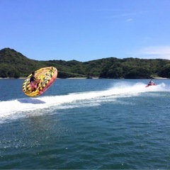 ②志摩市　英虞湾　子供　お出かけ　マリンスポーツ　海　夏　モーターボート　水上バイク　クルージング　ウェイクボード　バナナボート - 志摩市