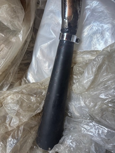 CB250tマフラー　メガホン　ヤシメガ