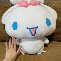 超超BIG DXぬいぐるみ みみむすび サンリオ 特大ぬいぐるみ シナモンロールの画像