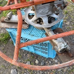 菊池機工  KUパワートロウェル  5馬力 左官 土間仕上げ ロビン EY20D   土間ならし 生コン 羽根板3枚 動作確認済  現状販売  ②の画像