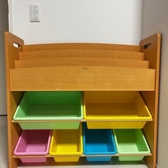 収納棚 絵本棚 絵本ラック おもちゃ箱