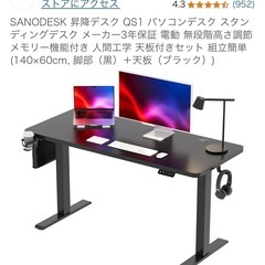 SANODESK 天板　ブラック