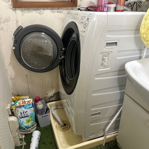 シャープ7kgドラム式洗濯乾燥機