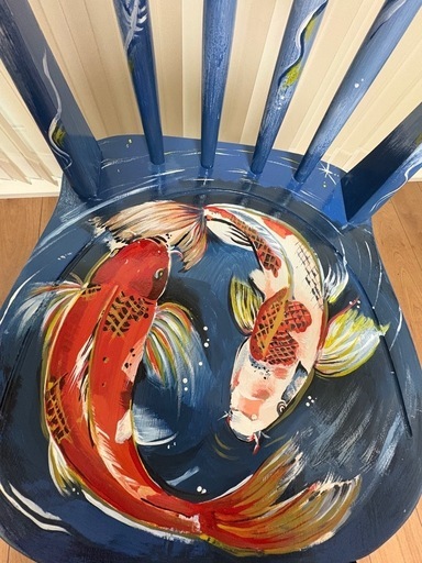 鯉アンティークチェア