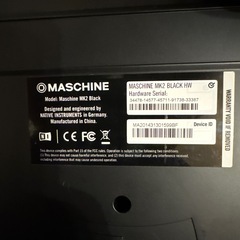 MASCHINE MK2 BLACK HWの画像