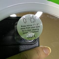 LEDランプ搭載30倍拡大鏡　ビューティーミラー ＠8の画像