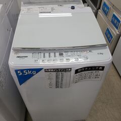 J9808　Hisense　ハイセンス　5.5kg洗濯機　HW-...