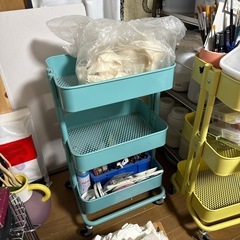 IKEA ワゴン　ブルー