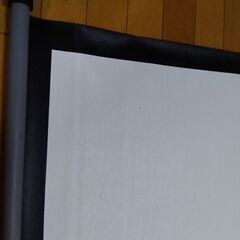 スクリーン黒縁付き★light screen★120×90★吊り下げ式の画像