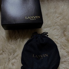 ★未使用品！LANVIN PARIS 紳士ベルト黒 牛革★の画像