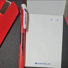 【非売品】SUMITOMO LIFE Vitality ペン＆メモ帳セットの画像