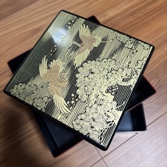 鶴 重箱 プラスチック製の画像