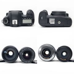 【全国送料無料】 Canon EOS 6D✨ フルサイズ 望遠 ダブルレンズセット ズームセット✨ 届いたらすぐに使えます✨ シングルセットもご相談ください♪  キヤノン キャノンの画像