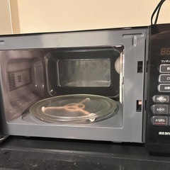 アイリスオーヤマ　電子レンジ　黒　PMB T178 Bの画像