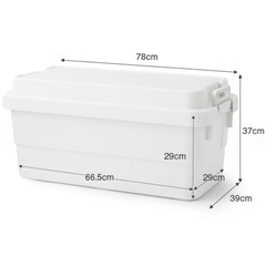 『無印良品』  ポリプロピレン頑丈収納ボックス　特大70L❌1個