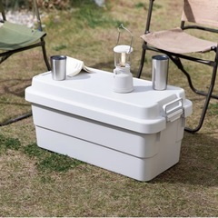 『無印良品』  ポリプロピレン頑丈収納ボックス　特大70L❌3個の画像