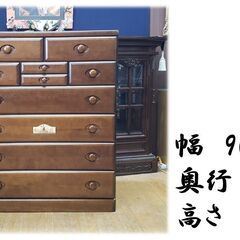 F27　美品　カントリー チェスト ６段10杯の画像