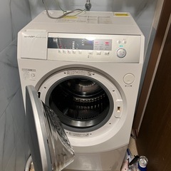 美品 分解清掃済み シャープ ドラム式洗濯乾燥機 ES-ZH1-...