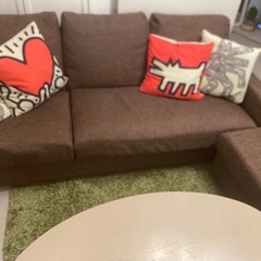 オットマン付き　3人掛け　ソファ