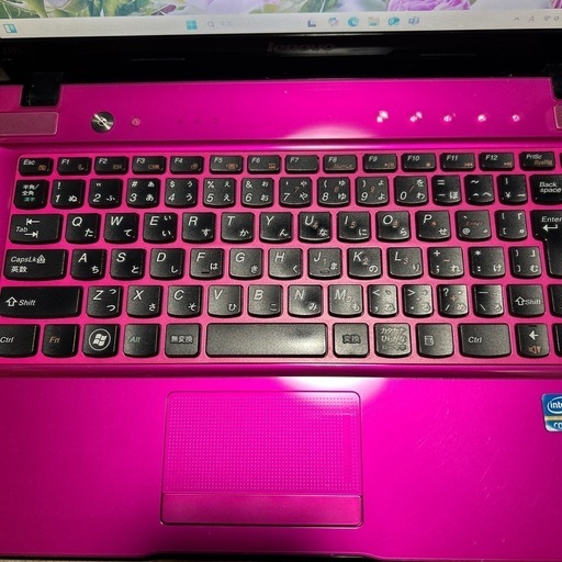 Lenovo ノートパソコン ピンク