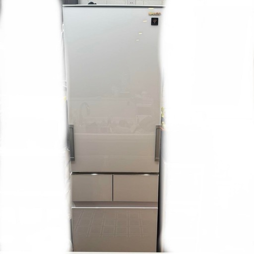 SHARP 冷蔵庫 SJ-GT42D-W 415L ホワイト