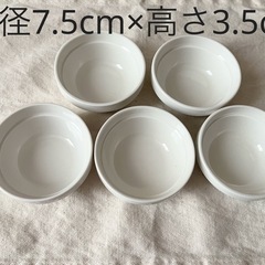 スタッキングボウル白5セット