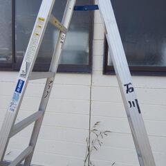 ALINCO　 はしご兼用脚立　PRS-210S E-C　記名有　最大重量100kg　脚立高さ2m　梯子高さ4m22cm　7尺　アルインコ　②　Yの画像