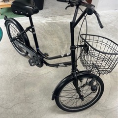 中古　自転車　ブラック　スタンド新品交換