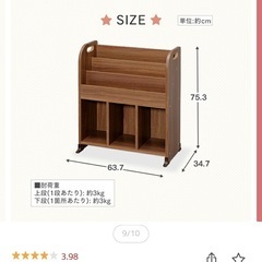 本棚、勉強机の画像