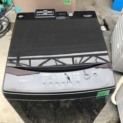 NO B282★格安特価★福岡市内配送設置無料★ 洗濯機 8kg ガチ落ち大水流洗浄 ガラストップ 二人暮らし ファミリー向け IAW-T806HA アッシュ　2021年の画像