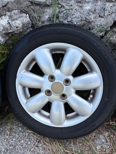 HE22S ラパン純正ホイールタイヤ付き