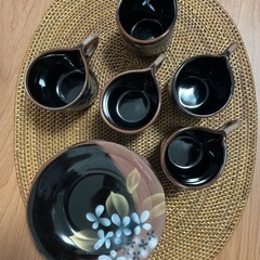 美品　美濃焼　コーヒーカップとソーサー　5セット　エスプレッソの画像
