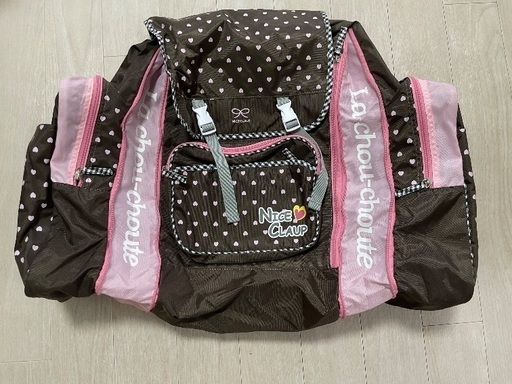 美品 NICE CLAUP ナイスクラップ 大容量リュック 修学旅行 林間