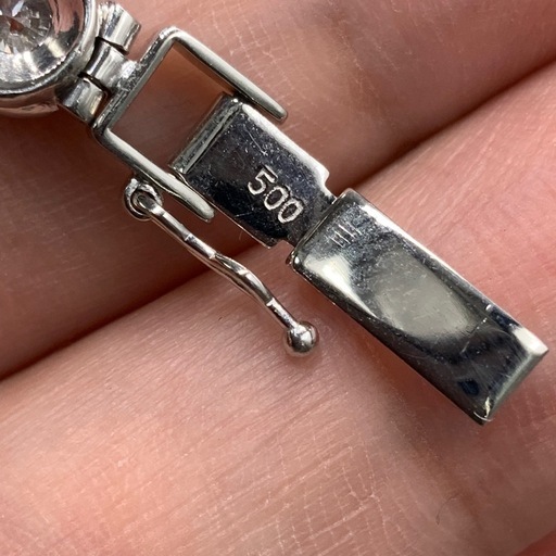 pt850 テニスブレスレット　ダイヤ　5ct 40g 約19cm