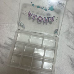 ALOHA柄 小物収納ケースの画像