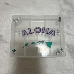 ALOHA柄 小物収納ケース